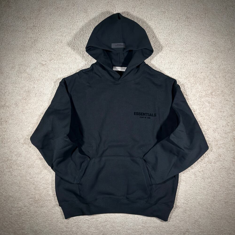 NEW Fear of God Essentials Hoodie Stretch Limo MEDIUM